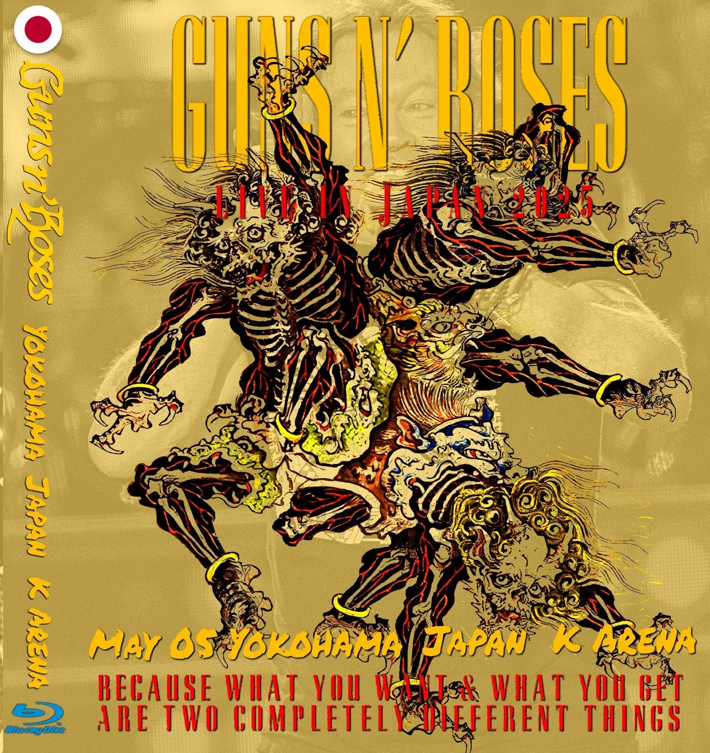Guns N’ Roses / Because What You Want & What You Get Are Two Completely Different Things Japan Tour 2025 (2BDR)