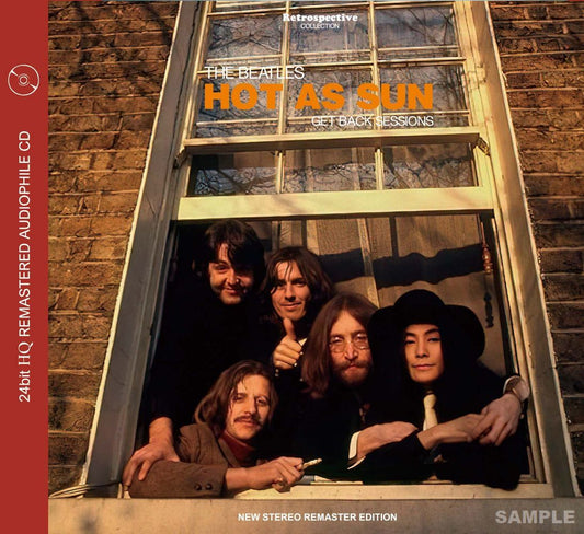 THE BEATLES / HOT AS SUN GET BACK SESSIONS NEW STEREO REMASTER EDITION (2CD)