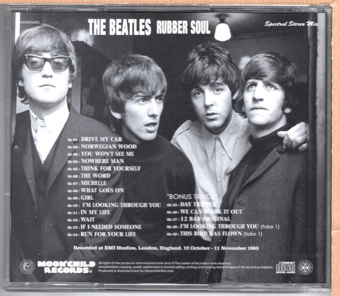 The Beatles / Rubber Soul Spectral Stereo Mix (1CD) Moonchild Records