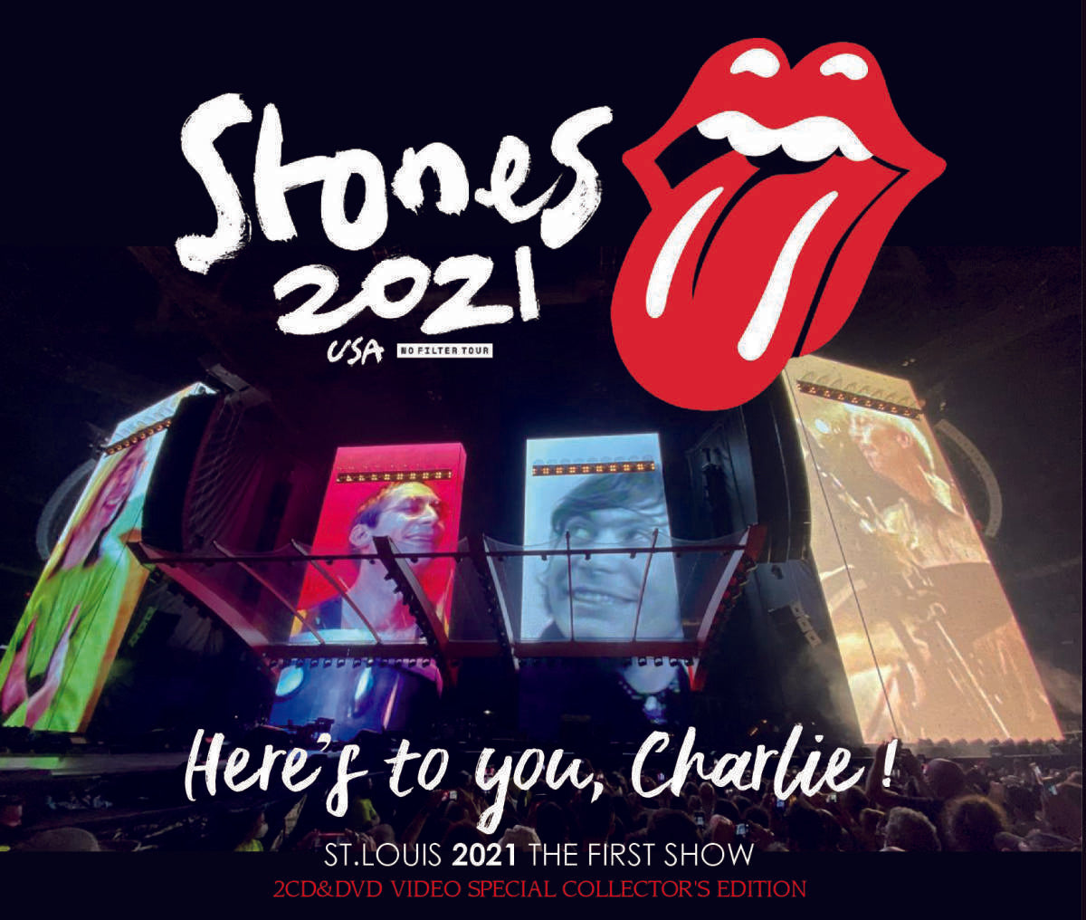 THE ROLLING STONES / ST.LOUIS+NO FILTER US TOUR 2021 LIVE 4 Performances Set (2CD+1DVD) (6CDR+3DVDR)