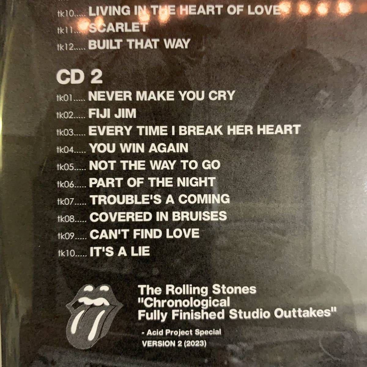 THE ROLLING STONES / Chronological Fully Finished Studio Outtakes Acid Project Special Version 2 2023 (4CD)