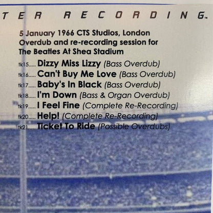 THE BEATLES / SHEA! The Complete Unadulterated Shea Stadium Soundboard Recording (1CD)