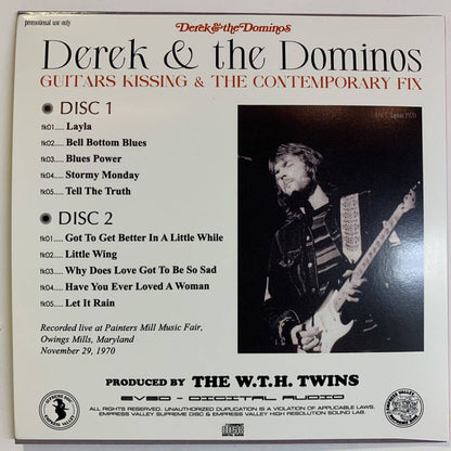 DEREK AND THE DOMINOS / GUITARS KISSING AND THE CONTEMPORARY FIX (2CD) pro use only