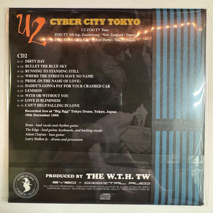 U2 / BLUE TAHITI BOX Ame No Shinjuku Kabukicyo Empress Valley 4CD Cyber City Tokyo