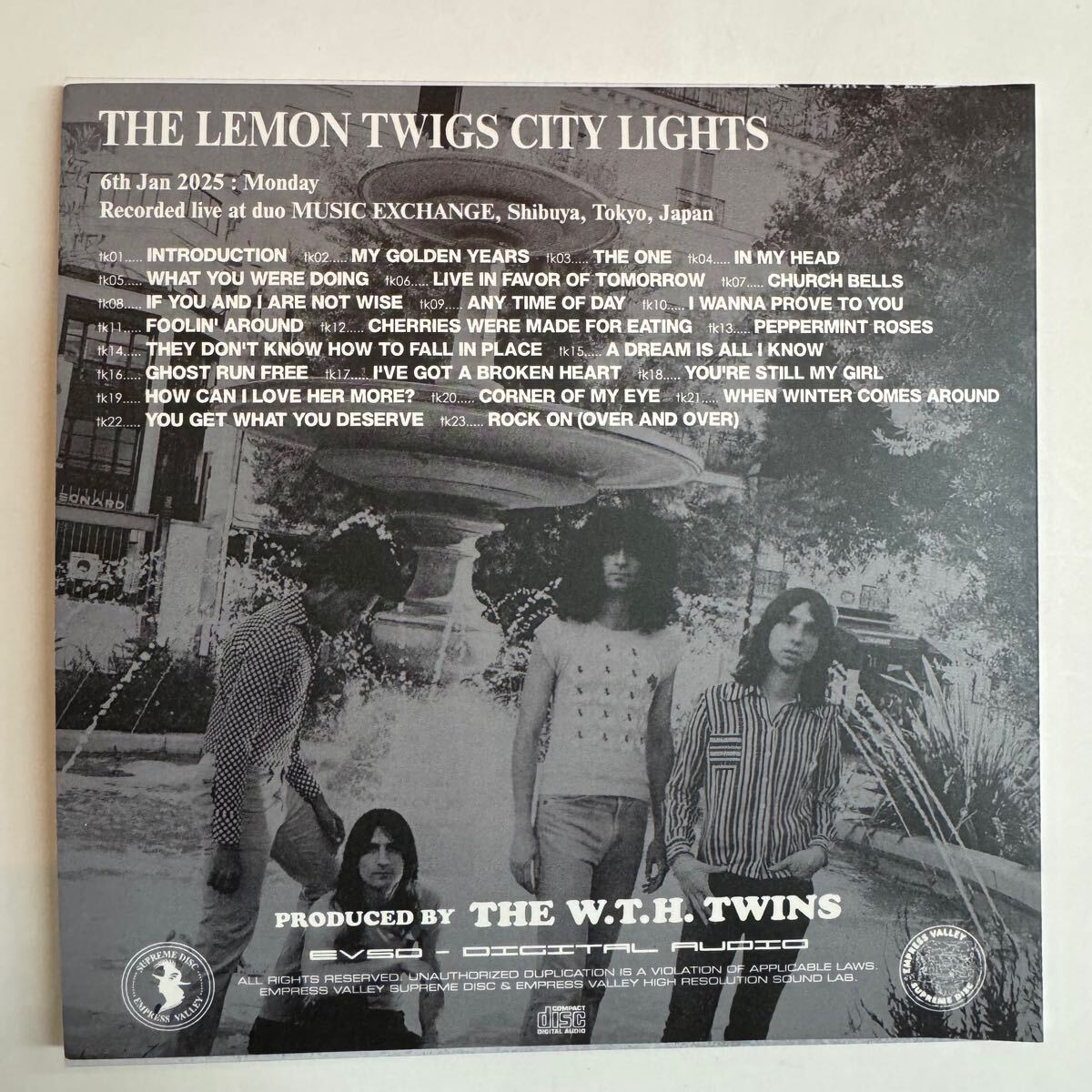THE LEMON TWIGS / CITY LIGHTS (1CD) – WML Shop