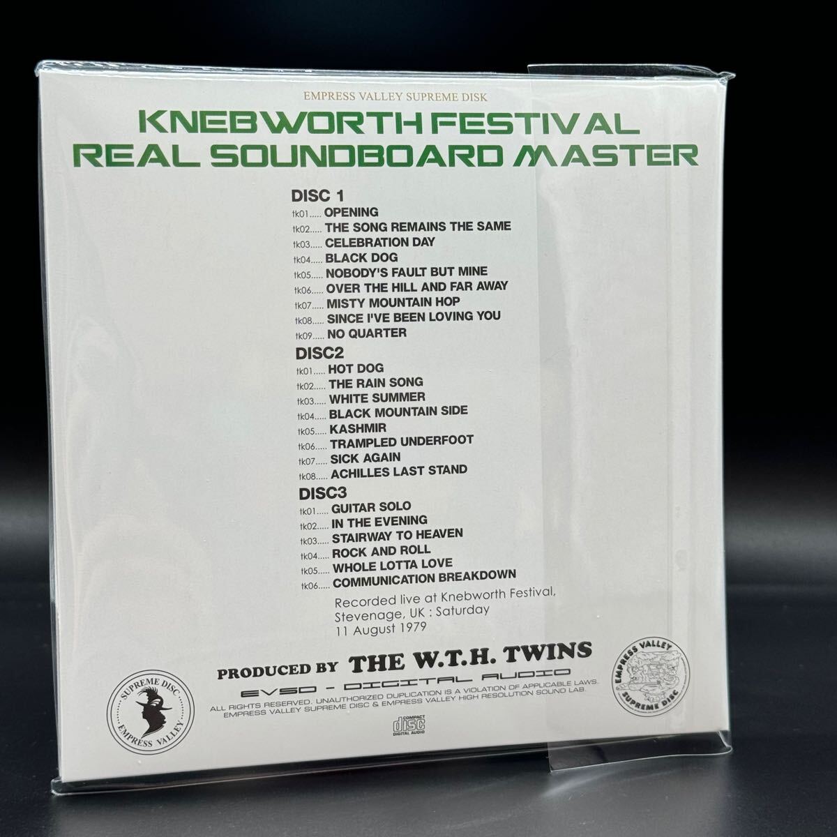 LED ZEPPELIN / OVERLOAD Knebworth 1979 (3CD BOX) Empress Valley