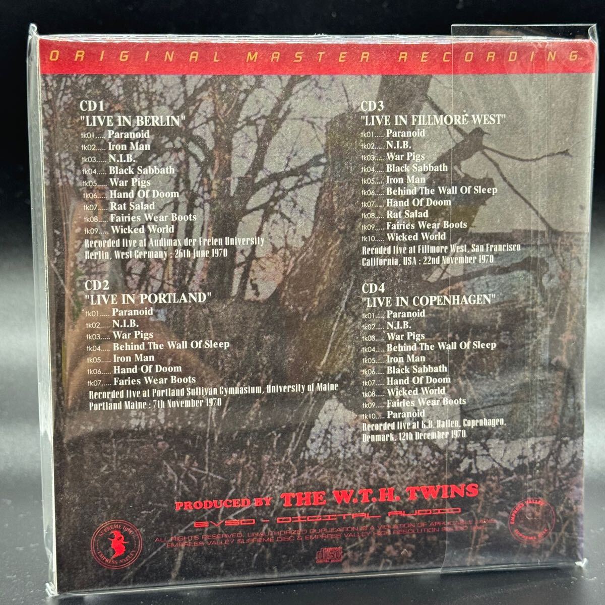 BLACK SABBATH / FRIDAY THE 13TH (8CD + BONUS DISC) Box Empress Valley