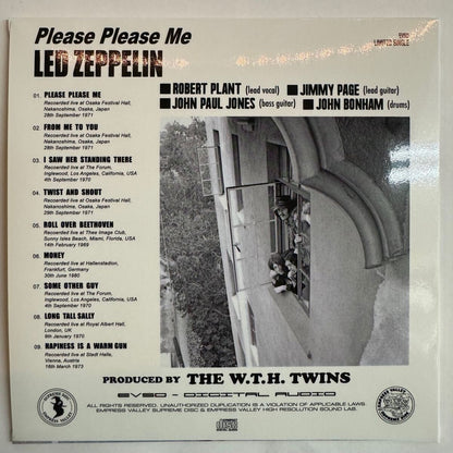 LED ZEPPELIN / PLEASE PLEASE ME (1CD) EMPRESS VALLEY SUPREME DISK Limited ver.