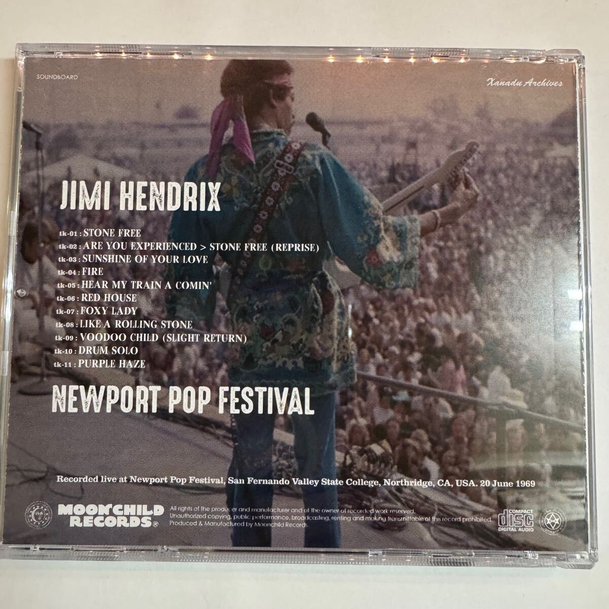 JIMI HENDRIX / NEWPORT POP FESTIVAL (1CD)