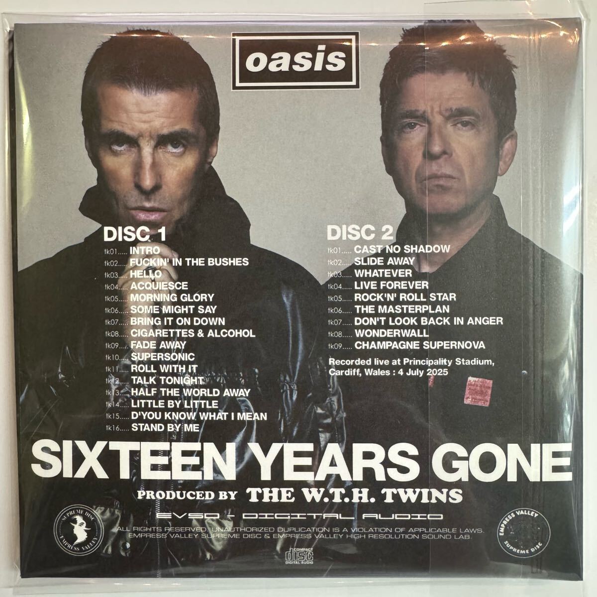 OASIS / SIXTEEN YEARS GONE (2CD) Empress Valley New