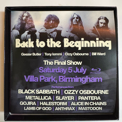 BLACK SABBATH / THE LAST SUPPER Back To The Beginning Last Show Stereo Soundboard 6CD Button badges Limited Box Set