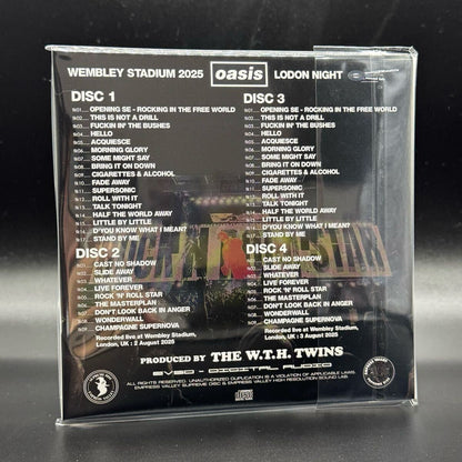 OASIS / WEMBLEY NIGHTS FOREVER (4CD) Booklet Box Empress Valley IEM SOUNDBOARD!