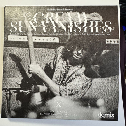 CREAM / SUN VANISHES demix (4CD BOX)