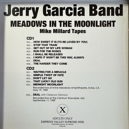 JERRY GARCIA BAND / MEADOWS IN THE MOONLIGHT (2CD)
