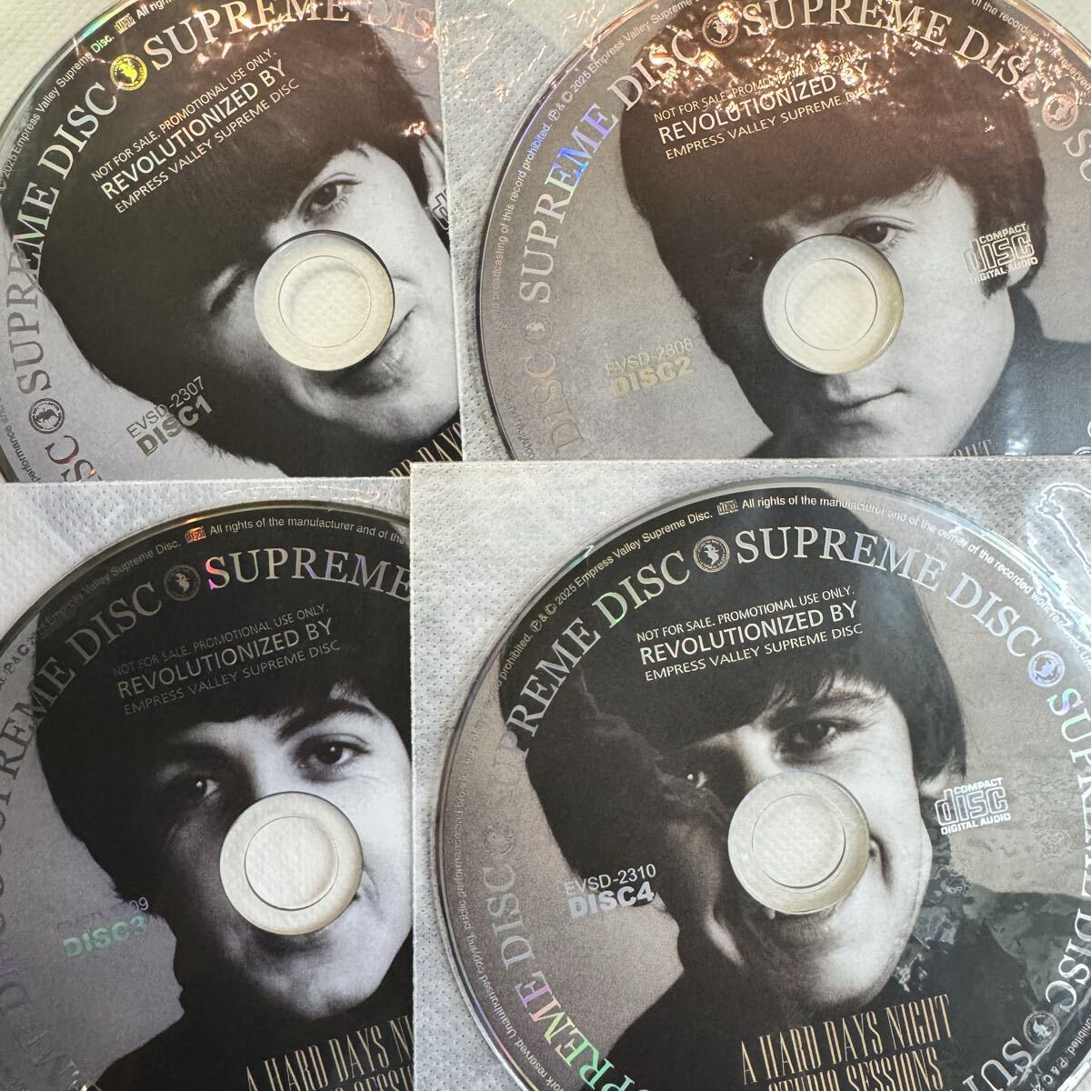 THE BEATLES / A HARD DAY’S NIGHT studio sessions captain acid remaster (4CD)