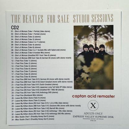 THE BEATLES / A HARD DAY’S NIGHT RUBBER SOUL HELP! FOR SALE Studio Sessions Captain Acid Remaster 4 Set (13CD)