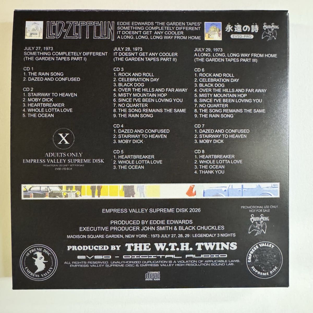 LED ZEPPELIN / EDDIE EDWARDS THE GARDEN TAPES (8CD BOX)
