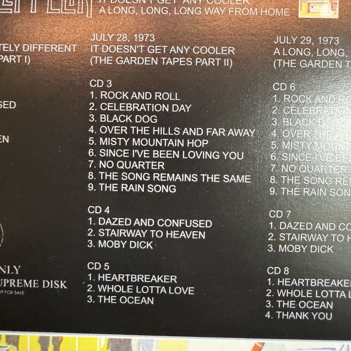 LED ZEPPELIN / EDDIE EDWARDS THE GARDEN TAPES (8CD BOX)
