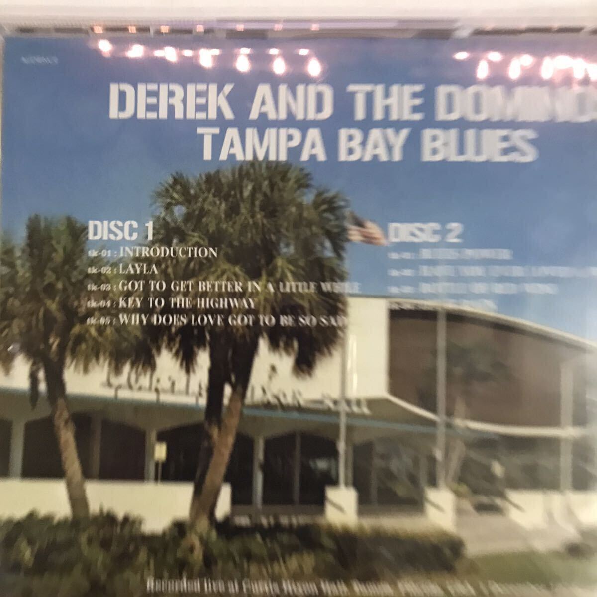 Derek And The Dominos / Tampa Bay Blues 1970 (2CD) Moonchild Records