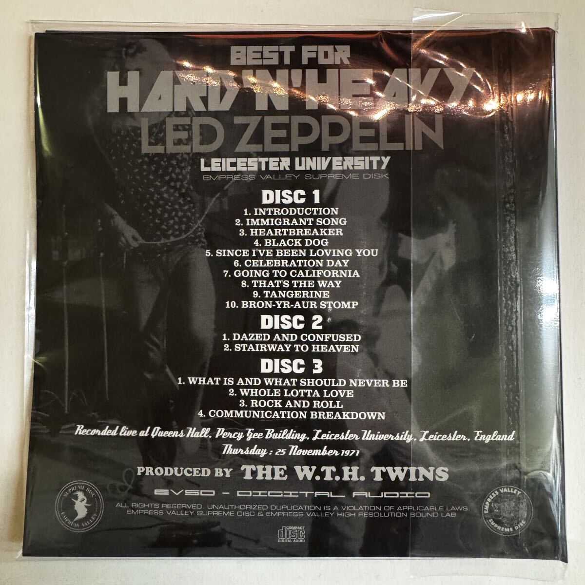 LED ZEPPELIN / BEST FOR HARD ＆ HEAVY (3CD)