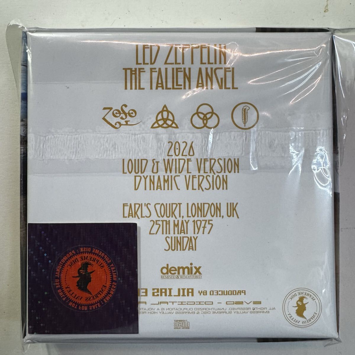 LED ZEPPELIN / THE FALLEN ANGEL (8CD BOX SET) 1975.5.25 Earl’s Court SOUNDBOARD Dimix
