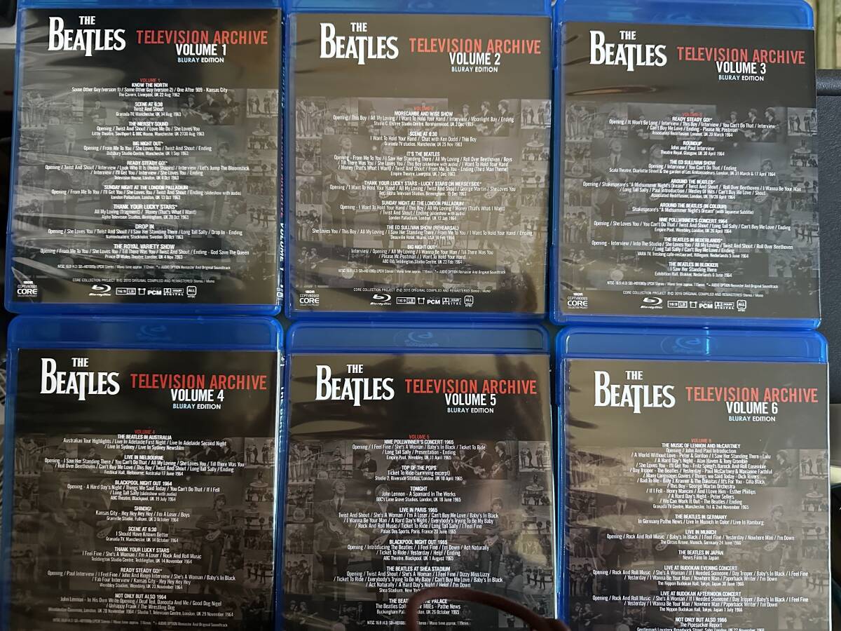 The Beatles / Television Archive Volume 1 - 6 Complete Blu-ray 6 Set (6BDR)
