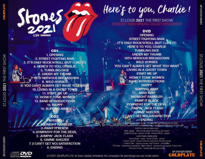 THE ROLLING STONES / ST.LOUIS+NO FILTER US TOUR 2021 LIVE 4 Performances Set (2CD+1DVD) (6CDR+3DVDR)