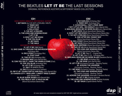 THE BEATLES LET IT BE THE LAST SESSIONS �• GET BACK SESSIONS & ROOFTOP CONCERT COMPLETE 10 SET �y21CD�z
