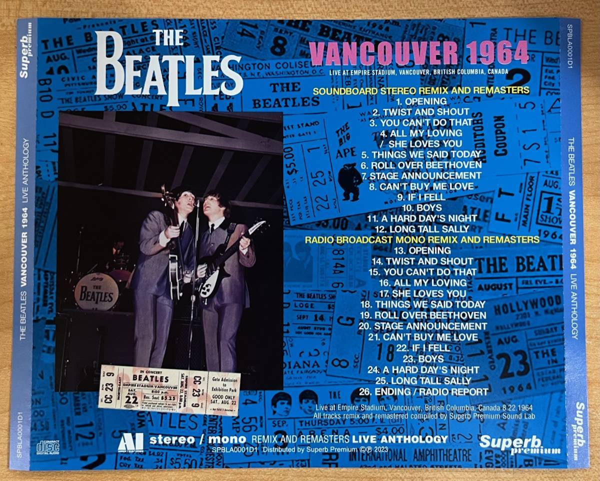 THE BEATLES / LIVE ANTHOLOGY 1964 4Titles Set (4CD)