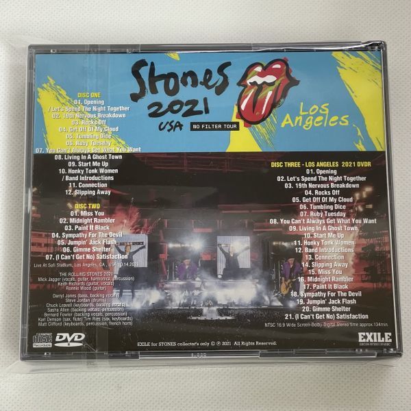 THE ROLLING STONES / ST.LOUIS+NO FILTER US TOUR 2021 LIVE 4 Performances Set (2CD+1DVD) (6CDR+3DVDR)