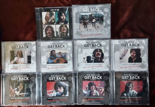THE BEATLES / LET IT BE THE LAST SESSIONS GET BACK SESSIONS & ROOFTOP CONCERT COMPLETE 10 SET