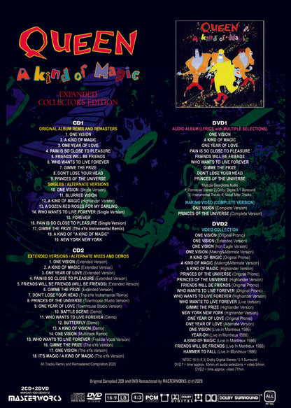 Queen / A Kind Of Magic Expanded Collector's Edition Remix (2CD+2DVD)