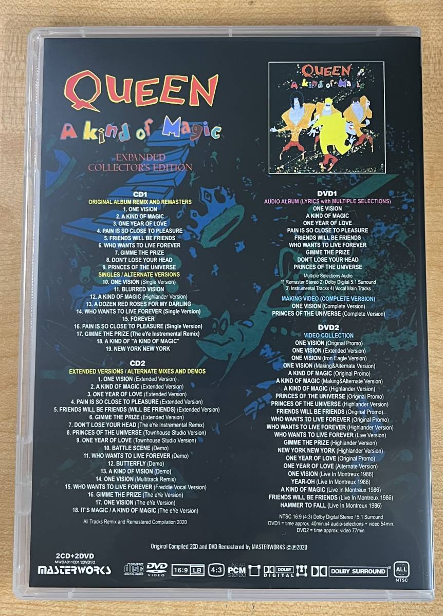 Queen / A Kind Of Magic Expanded Collector's Edition Remix (2CD+2DVD)