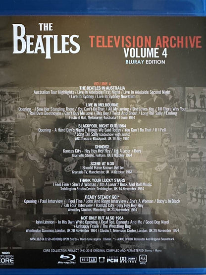 The Beatles / Television Archive Volume 1 - 6 Complete Blu-ray 6 Set (6BDR)