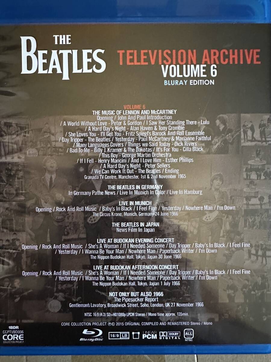 The Beatles / Television Archive Volume 1 - 6 Complete Blu-ray 6 Set (6BDR)