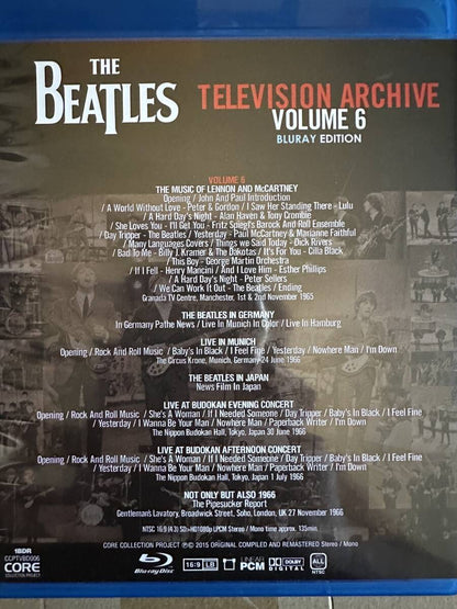 The Beatles / Television Archive Volume 1 - 6 Complete Blu-ray 6 Set (6BDR)