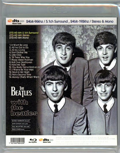The Beatles / with the beatles 24bit-96khz / 5.1ch Surround, 24bit-192khz / Stereo & Mono (1BDR) DTS-HD Master Audio