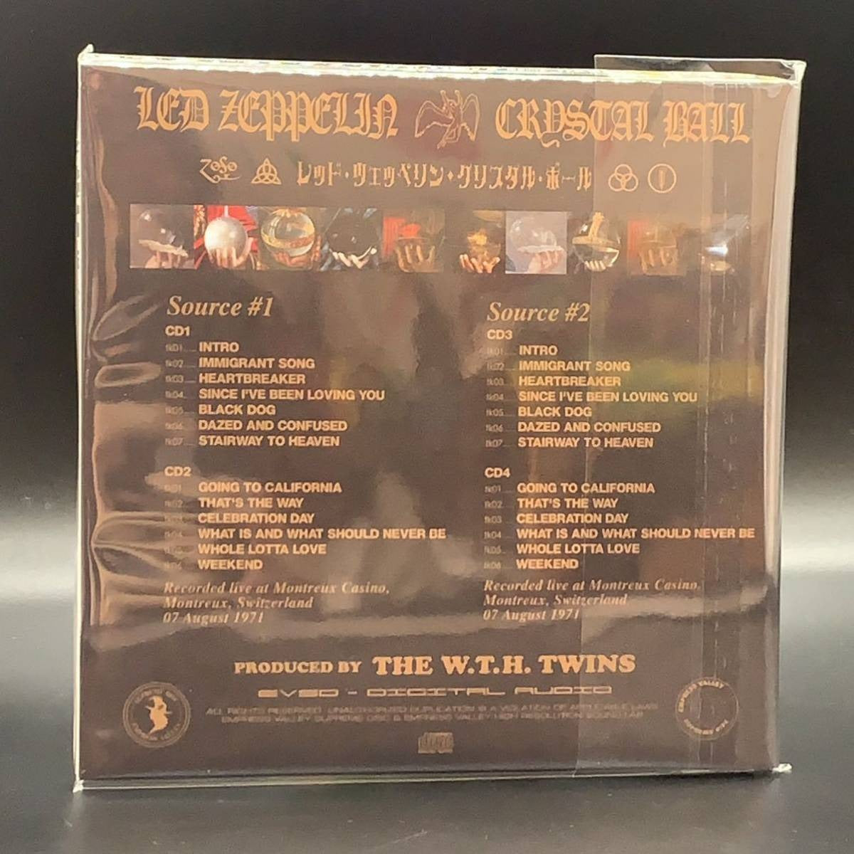 LED ZEPPELIN / CRYSTAL BALL (4CD) Box Empress Valley