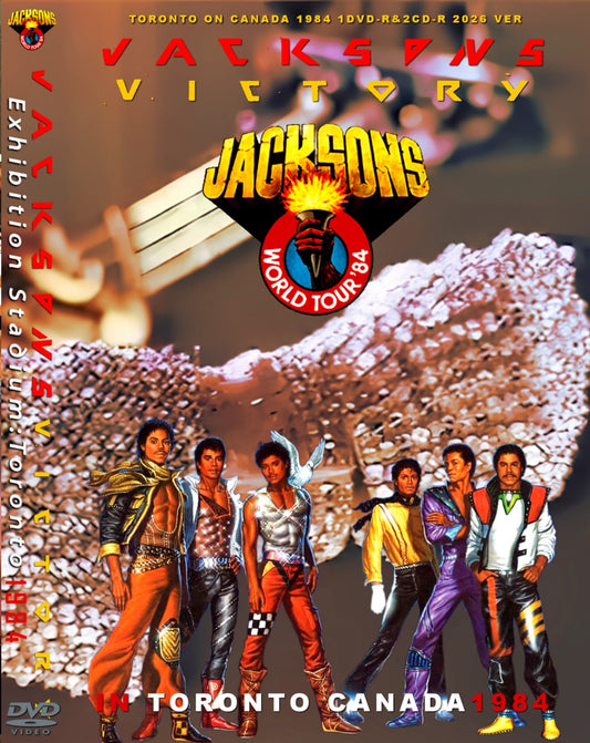 The Jacksons / Victory Tour 1984 Toronto 2nd Show CNE Stadium (1DVDR+2CDR)