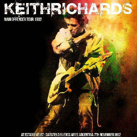 Keith Richards / Main Offender Tour 1992 Estadio Velez Sarsfield (2CDR)