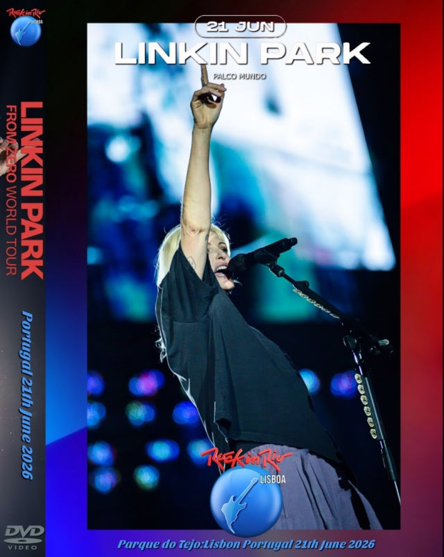 Linkin Park / From Zero World Tour 2026 Rock in Rio, Lisboa 2026 Parque do Tejo (1DVDR)