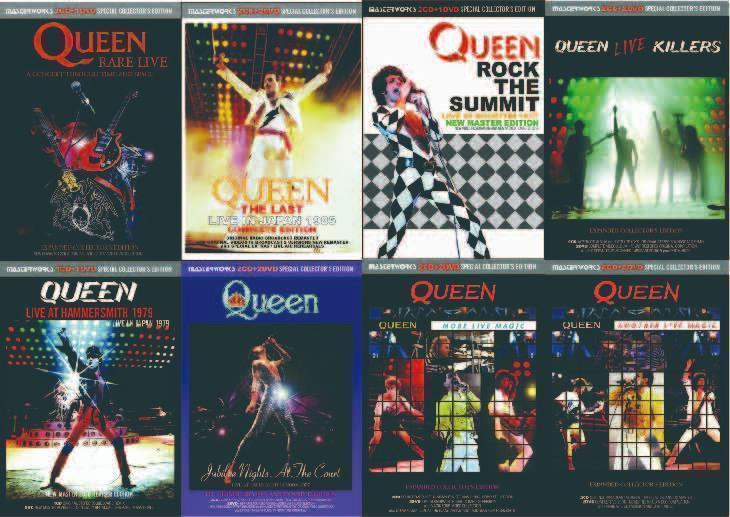 QUEEN / EXPANDED COLLECTOR'S EDITION LIVE ALBUM 8 Set (16CD+13DVD)