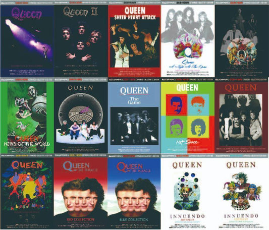 QUEEN / EXPANDED COLLECTOR'S EDITION 15 SET STUDIO ALBUM (28CD+16DVD)
