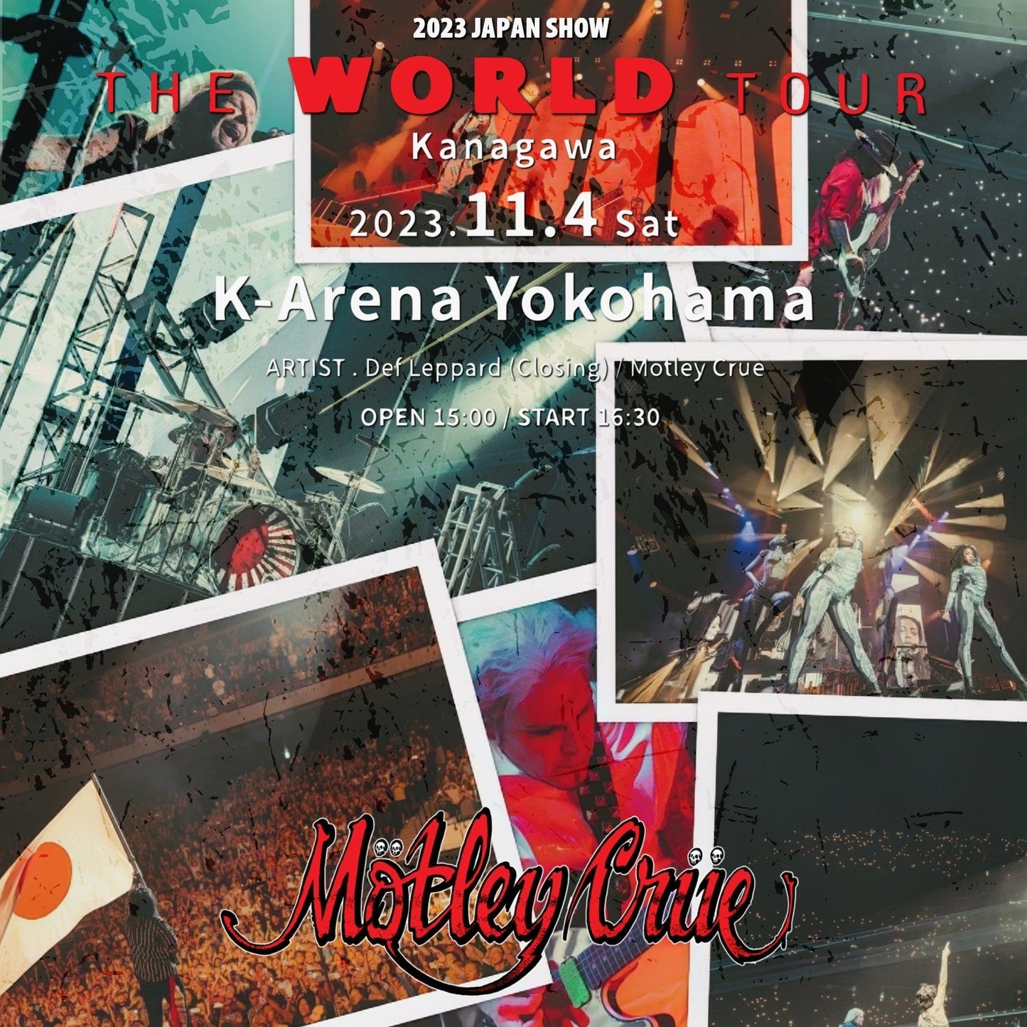 Motley Crue & Def Leppard / Japan Tour 2023 K-Arena Yokohama (2CDR)