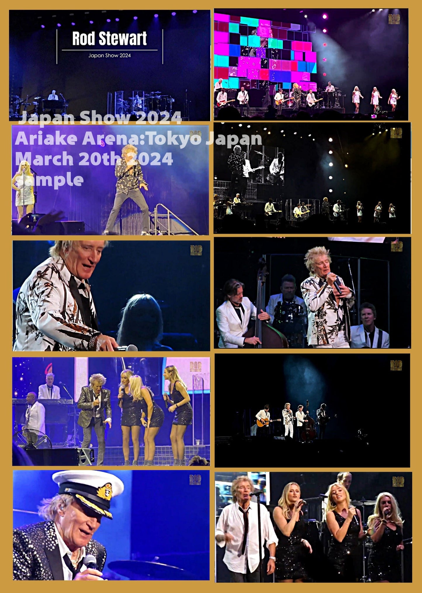 Rod Stewart / Japan Show 2024 Ariake Arena (1DVDR)