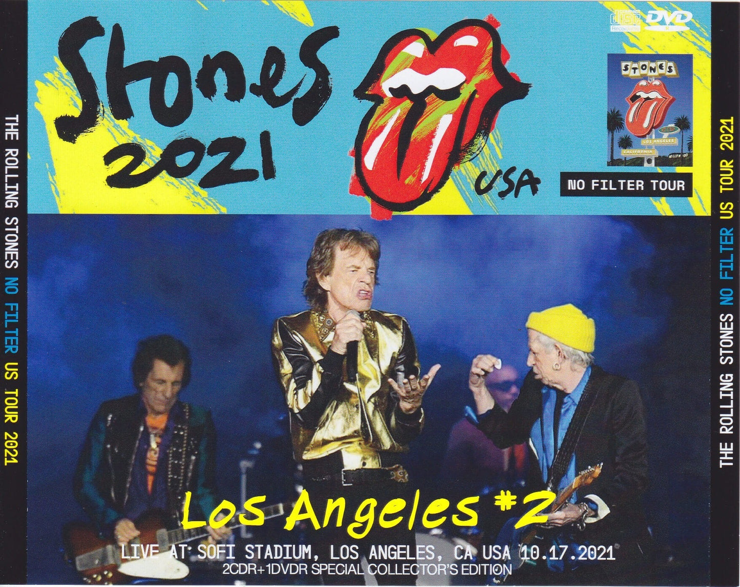 THE ROLLING STONES / ST.LOUIS+NO FILTER US TOUR 2021 LIVE 4 Performances Set (2CD+1DVD) (6CDR+3DVDR)