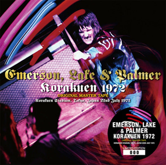 Emerson, Lake & Palmer Korakuen 1972 Japan CD 2 Discs Original Master Tape
